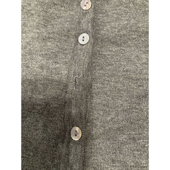 vertigo paris womens gray white long sleeve sweater cardigan medium large - Picture 9 of 9